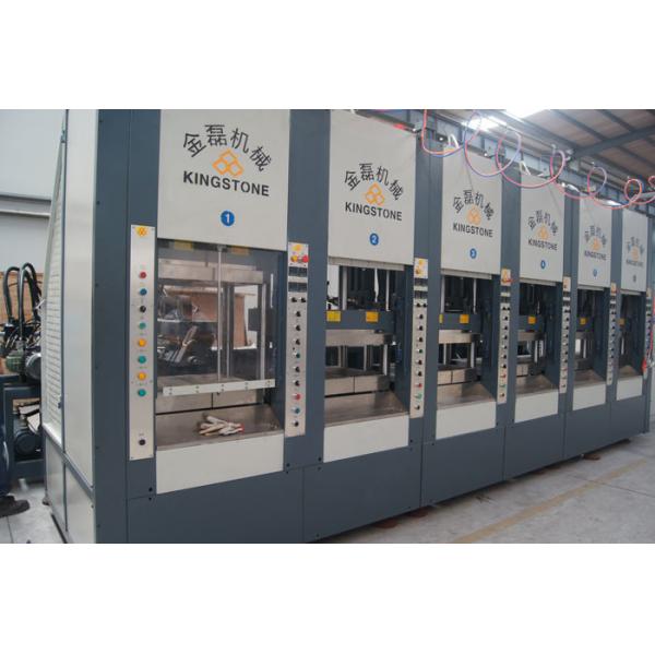 Two Stations EVA Shoes Slipper Making Machine With Full Automatic Open - Close Mould