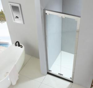China Foldable shower enclosure 800*800mm with 304 stainless steel & tempered clear glass on sale