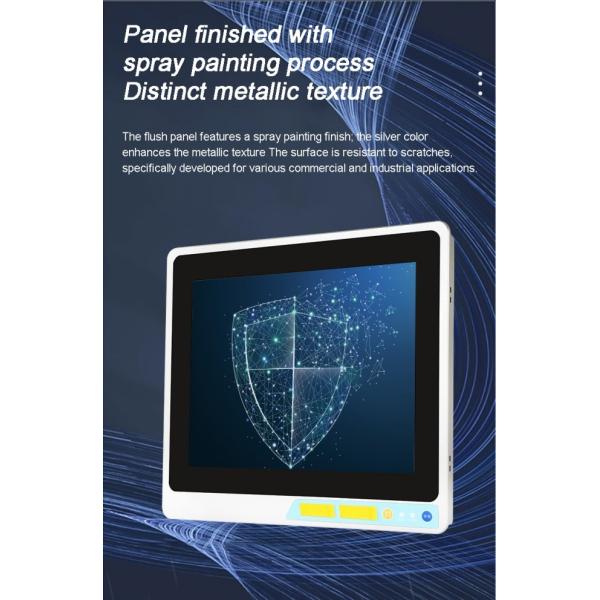 Industrial Pc 12.1 Inch IP65 Waterproof Hmi Linux Wins OS Touch Screen Embedded Snap-in Display