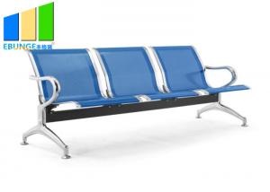 China 3-6 Seaters Stainless Steel Medical Office Waiting Room Chairs / Airport Seaters on sale