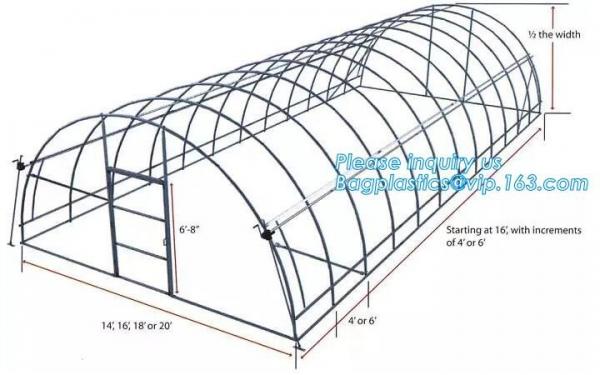 high quality tunnel single span galvanized arch green houses,Plant Large Walk in Greenhouse with Clear Cover for garden