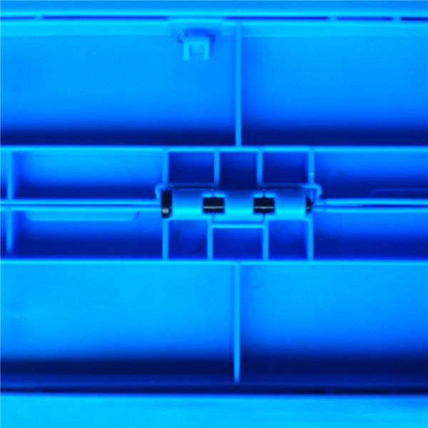 Stable Blue Collapsible Plastic Containers / Folding Plastic Crates