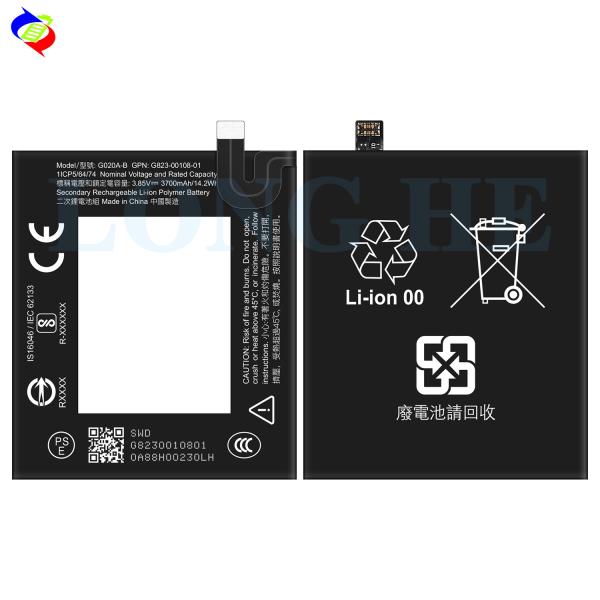 Stock G020A-B Coding 3700mAh Mobile Phone Battery for HTC Google Pixel 3A XL