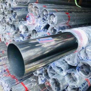 Quality Polished A312 Butt Welded Stainless Steel Pipe 114mm Tube Decorative for sale