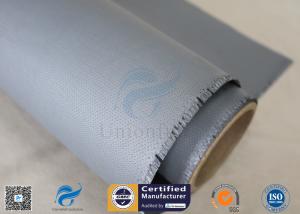 Quality Satin Weave Abrasion Resistant 0.45mm 40/40g Silicone Coated Fiberglass Fabric for sale