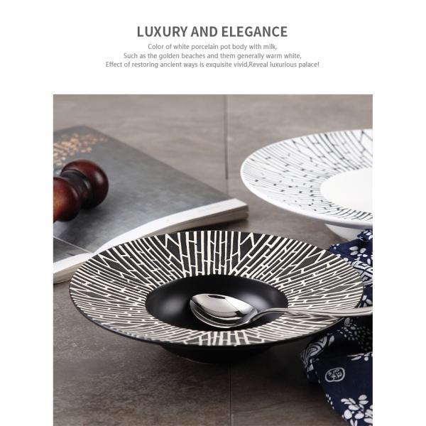 Healthy Reticulation 6cm Shallow Wide Rim Soup Plates Bowl