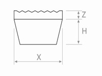 Anti Static Polyurethane PU Super Grip Belt 90A Hardness For Polishing Line