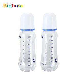 Quality 250Ml Hands Free Silicone Baby Feeding Bottle Gourd Shape for sale