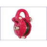 B029 Red (HDG) Snatch Block With Shackle/Shackle Type Snatch Block for sale