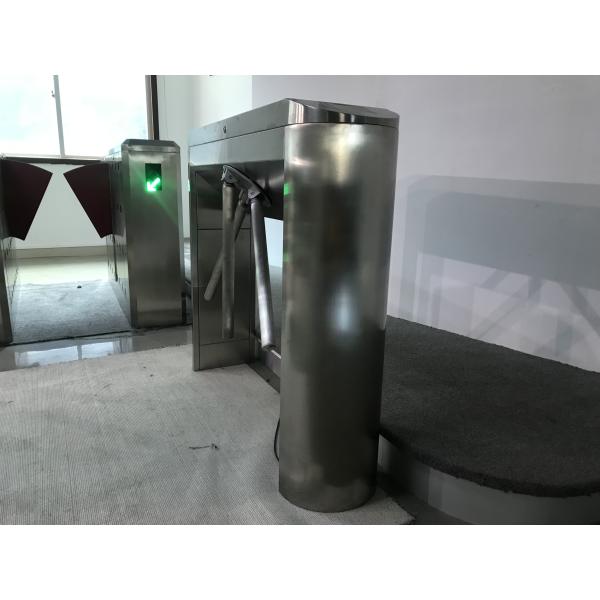 Brush DC Motor Access Control Turnstile Gate RFID 304 SS Bi - Directional Forbidden Pass
