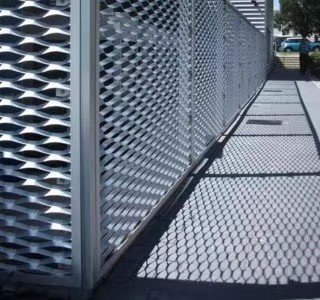 3mm Thickness Decorative Wire Mesh / Expanded Metal Panels 1X2m For Ceiling