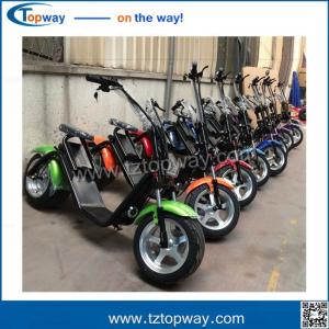Quality City Coco Electric Mobility Scooter Fat Tire Electric Motorcycle with front shock for sale