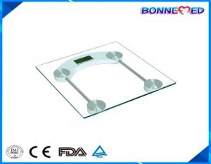 China BM-1400 body weight measuring instrument 6mm glass health medical scale top digital bathroom scale on sale