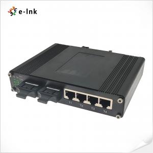China Network Switch Industrial 4-Port 10/100Base-T + 2-Port 100BASE-FX Ethernet Switch on sale