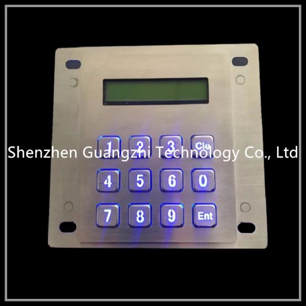 Buy Metal Usb Numeric Keypad With Display , LED Backlit Wired Numeric Keypad at wholesale prices