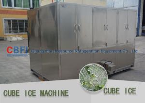 China Full Automatic Ice Cube Maker Machine Cube Ice Maker High Power Consumption on sale