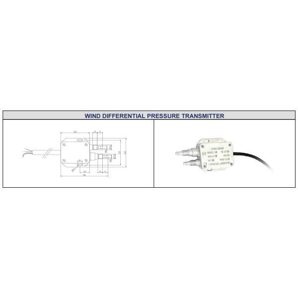 BP93420D-I Aluminium Case Differential Pressure Transmitter For Air Test Pressure Sensor