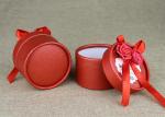 Mini Red Round Boxes and Paper Cans for Wedding Gift / Birthday Gift Packaging