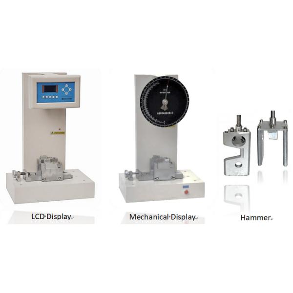 ASTM D256 Plastics Izod And Charpy Pendulum Impact Tester With LCD