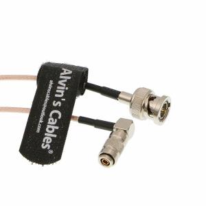 Quality Blackmagic Right Angle DIN 1.0/2.3 Mini BNC to BNC Male 75ohm RG179 HD Cable for sale