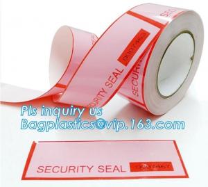 Quality Anti Theft Label Tape Label Security Void Tamper Evident Box Seal Tamper for sale