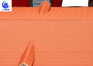 Quality Coloured Glaze Asa Upvc Synthetic Resin Roof Tile 2.5mm thickness Bamboo Design for sale