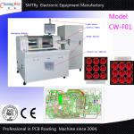CCD Camera PCB Routing Depaneling Machine with Cleaning System