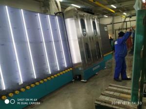 China OEM Vertical Glass Washing Machine For Washing And Drying Flat Glass on sale