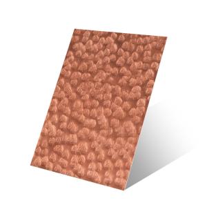 Premium 304 Hand Hammered Stainless Steel Sheet With Mountain Range Pattern