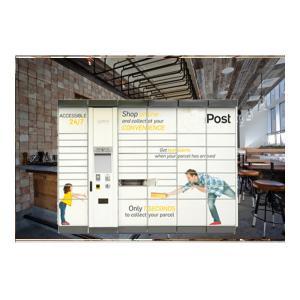 Remote System 15" Inch Touch Screen Electronic Laundry Drop Lockers With Online