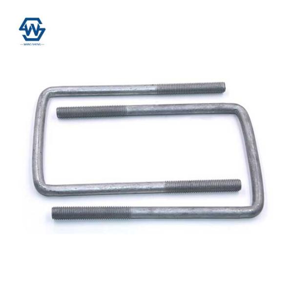 Hot Galvanizing/Dacromet U Bolt Electric Power Fittings Auto Part Trailer Pipe Clamp High Strength Square U Bolt