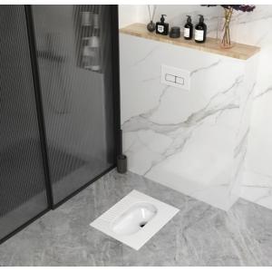 Plastic Concealed Cistern Rubber Seal Chrome Push Button Functionality