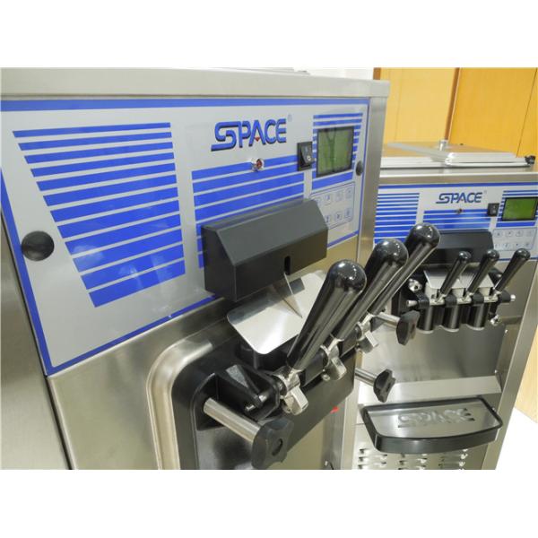 Full Stainless Steel Commercial Ice Cream Making Machine 2+1 Mixed Flavors