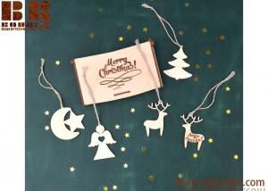 China Wood Christmas Tree Decor - Laser Cut Christmas Ornaments - Wood Ornaments - Wooden Christmas Decoration on sale