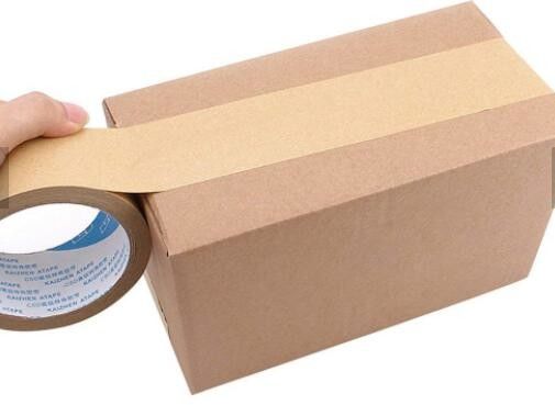 Heavy Packing Labelhhh Tape Label / Gummed Tape Kraft With PE Coated