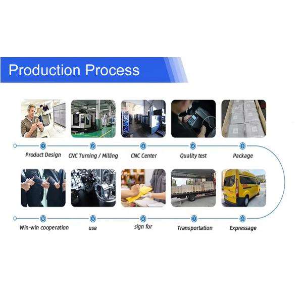 High Precision Black Oxidation CNC Turning Milling Parts with Customized Size and 100% Inspection