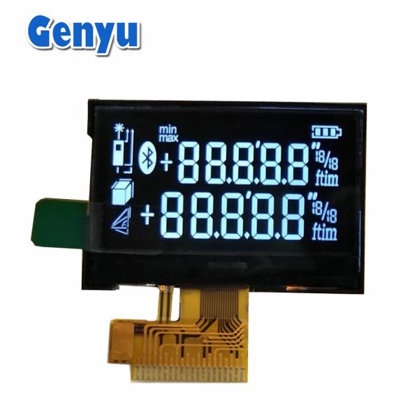 Buy COG FPC VA LCD Segment Display White On Black SPI Interface For Rangefinder at wholesale prices