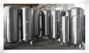 Quality Stainless Steel Air Compressor Receiver Tank 60 Gallon / 80 Gallon / 100 Gallon for sale