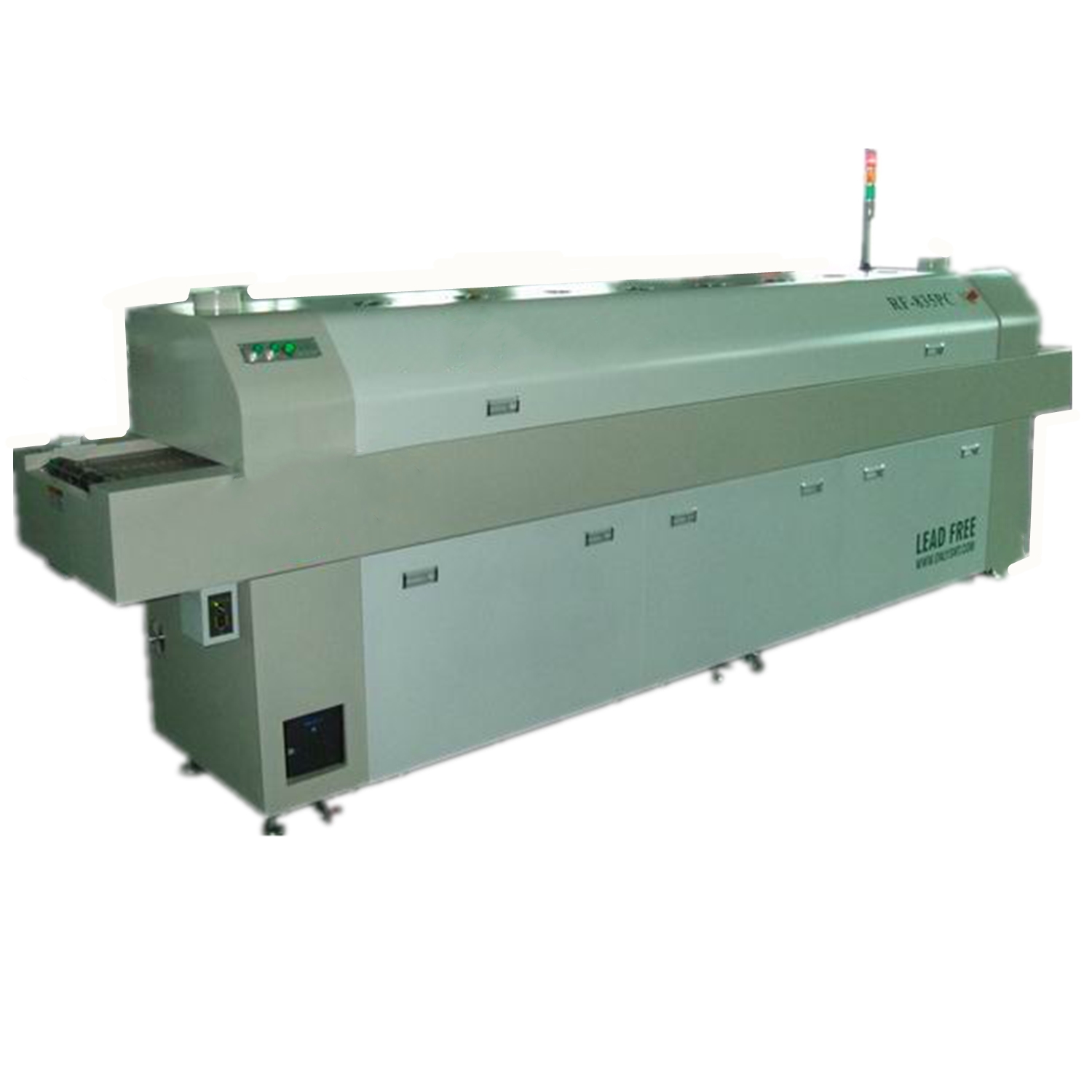 10 Temperature Zones Solder Reflow Oven / Reflow Soldering Machine RF1020PC