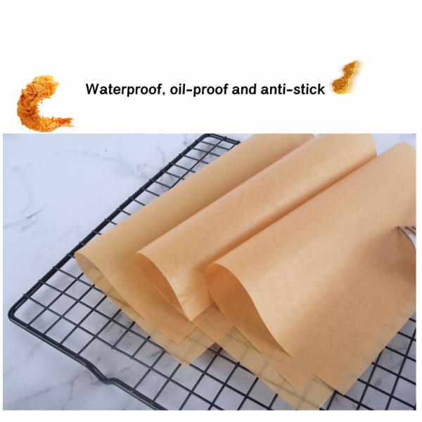 ODM Kraft Greaseproof Wrapping Paper Sheets Packing Customized Logo