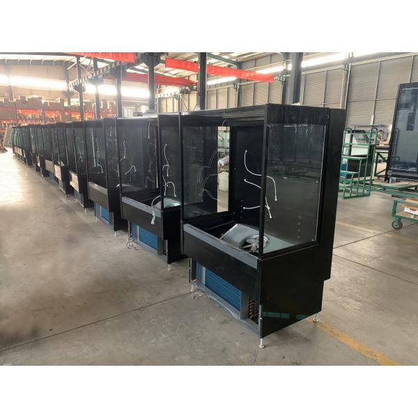Semi Vertical Self Service Refrigerated Displays With Positive Temperature