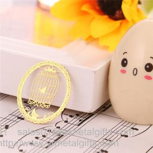 China Metal bookmark factory for personalised etching metal book page marker on sale
