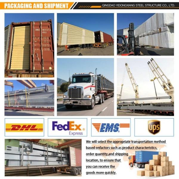 Custom Hot Rolled Steel Frame Warehouse Building High Seismic Zone