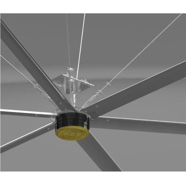 7.3m Giant Industrial Geared Motor Ventilation Cooling In Express Sorting Center