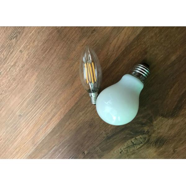Low Wattage 2 Watt Led Filament Bulb 5000k 200lm Transparent With E12 Base
