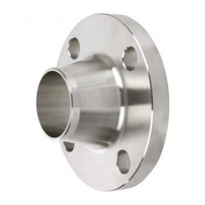Quality ANSI B16.5 Silver Color Duplex Stainless Steel 2205 Weld Neck Flange for sale