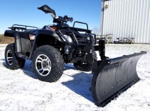 Quality 300cc 4X4 Water Cooled ATV Four Wheeler With Snow Plow for sale