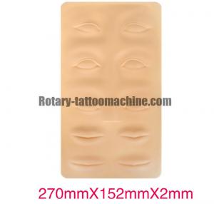 Quality Fake Tattoo Practice Skin Silicone Material Handling Skin Elasticity For Lips / Eyes for sale