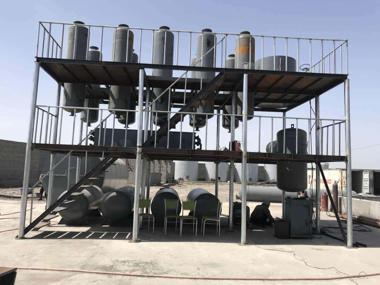 Continuous Used Car Oil Refinery to Diesel Distillation Plant for Base Oil Production