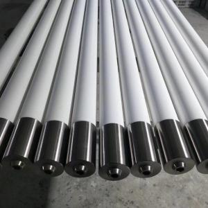 Quality industrial Ceramic rollers for the glass tempering and processing kiln oven for sale